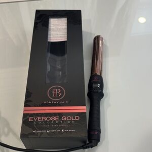 Bombay Everose Gold Curling Wand with Black Grip